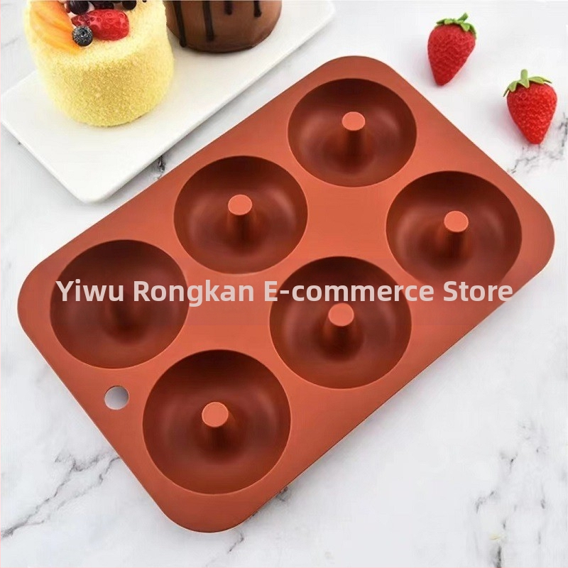 Silikónová forma na šišky, čokoládové sušienky, puding, pena, nástroje na pečenie, forma na tortu, 6, 8, 18 kusov