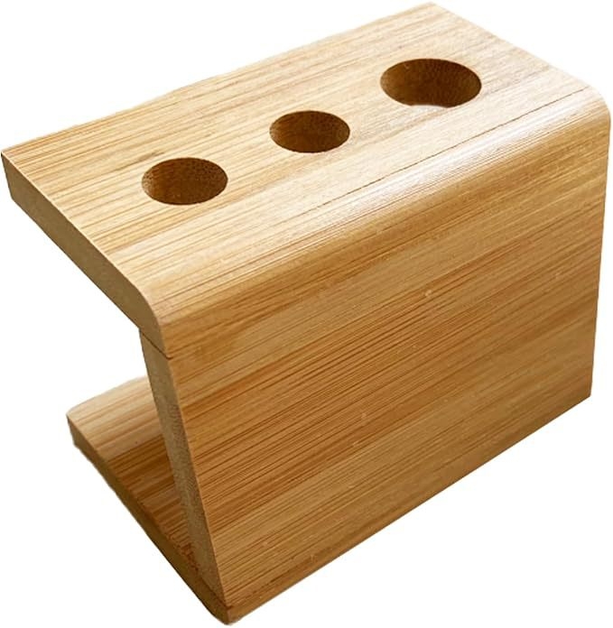 Suport pentru periuțe de dinți din bambus nou transfrontalier, cap de periuță de dinți electrică, suport din lemn pentru baie din bambus, 2 găuri, 3 găuri și 4 găuri