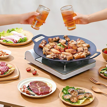 Kagu-Aasia grillplaat Grillplaat Õues Kämpinggrillplaat Kodune grillpann Grillpann Pliit Mittenakkuv pann