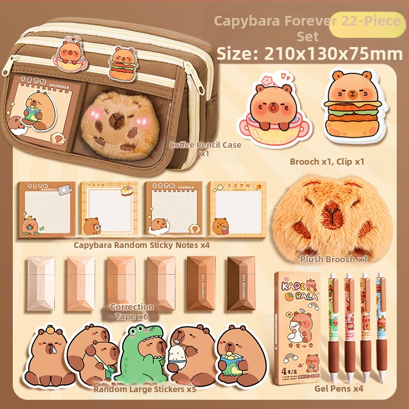 Калъф за моливи Capi Bar за жени с висока стойност Yan, голям капацитет, чанта за канцеларски материали за начално училище, чанта за моливи за деца в гимназията и момчета