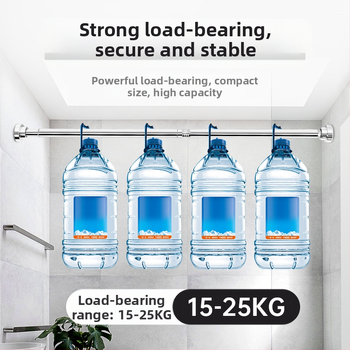 Piiriülene eksklusiivne teleskoopvarda, perforeerimata roostevabast terasest dušikardina varda, uksekardina varda, riiete kuivatusvarda, garderoobi kardinapuu ühendamiseks