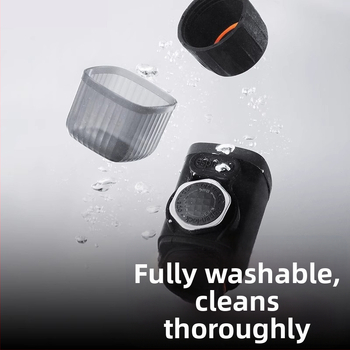 Rankomis presuotas kavos aparatas, pusiau automatinis, pneumatinis, nešiojamas, lauko kelionių kavos aparatas.