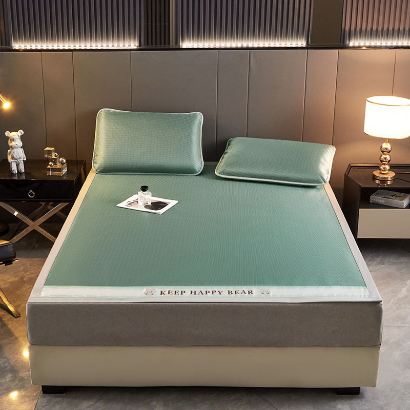 Vasarinis vasaros kilimėlis, ledo šilko kilimėlis, skalbiamas oro kondicionavimo kilimėlis, trijų dalių komplektas, studentų bendrabučio vienvietis sulankstomas vasaros kilimėlis, didmeninė prekyba