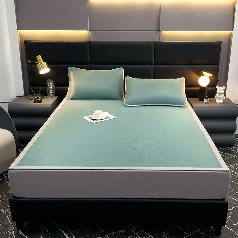 Vasarinis vasaros kilimėlis, ledo šilko kilimėlis, skalbiamas oro kondicionavimo kilimėlis, trijų dalių komplektas, studentų bendrabučio vienvietis sulankstomas vasaros kilimėlis, didmeninė prekyba