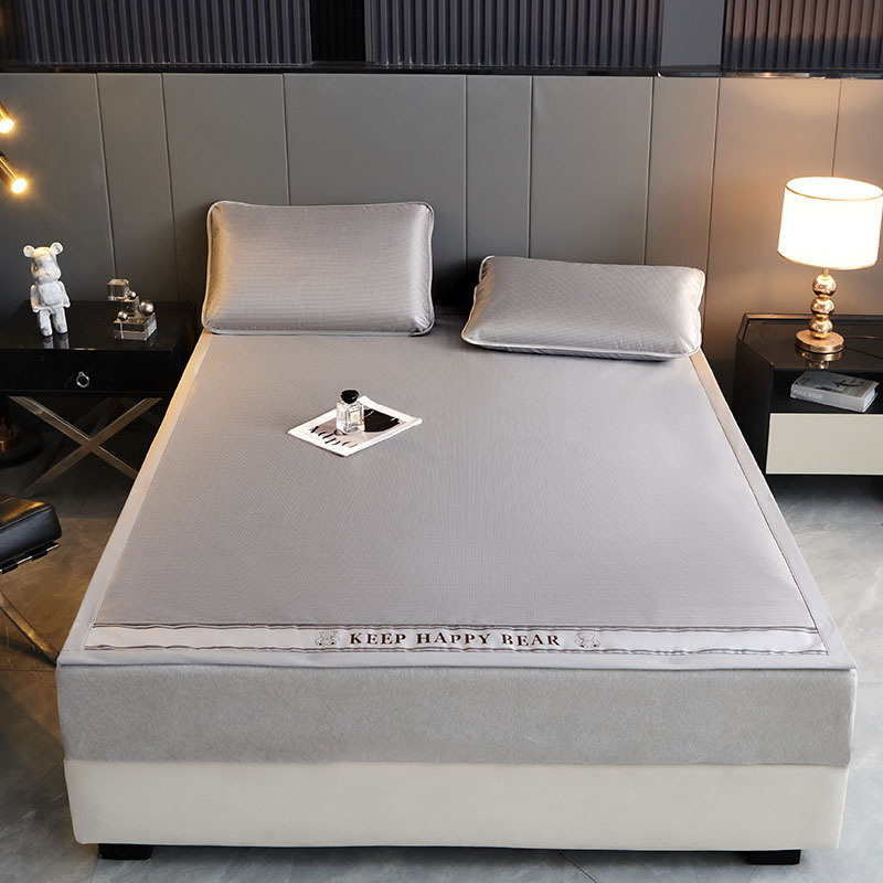 Vasarinis vasaros kilimėlis, ledo šilko kilimėlis, skalbiamas oro kondicionavimo kilimėlis, trijų dalių komplektas, studentų bendrabučio vienvietis sulankstomas vasaros kilimėlis, didmeninė prekyba