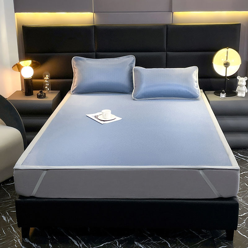 Vasarinis vasaros kilimėlis, ledo šilko kilimėlis, skalbiamas oro kondicionavimo kilimėlis, trijų dalių komplektas, studentų bendrabučio vienvietis sulankstomas vasaros kilimėlis, didmeninė prekyba