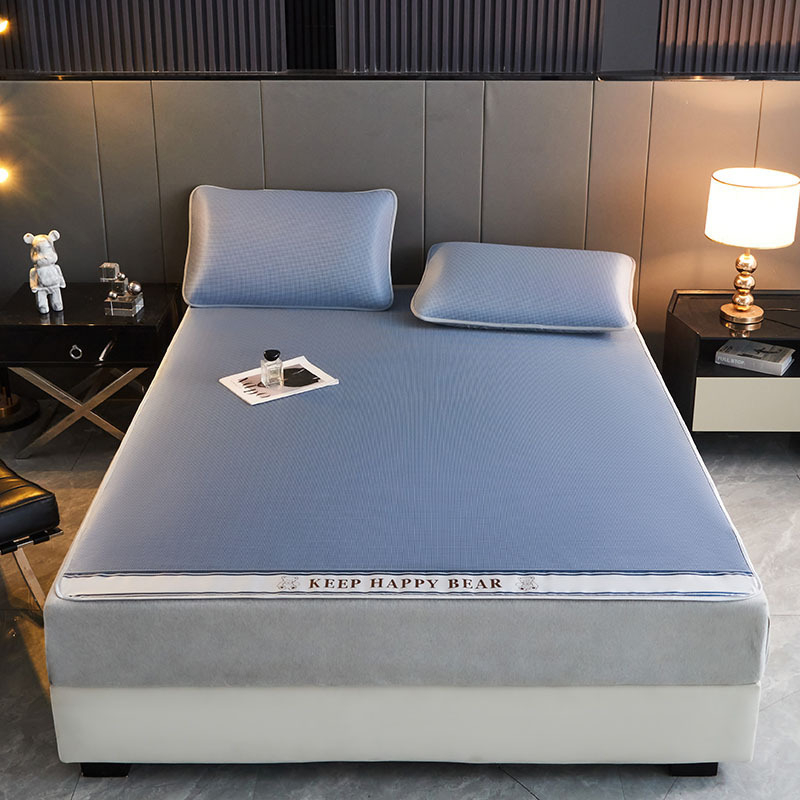 Vasarinis vasaros kilimėlis, ledo šilko kilimėlis, skalbiamas oro kondicionavimo kilimėlis, trijų dalių komplektas, studentų bendrabučio vienvietis sulankstomas vasaros kilimėlis, didmeninė prekyba