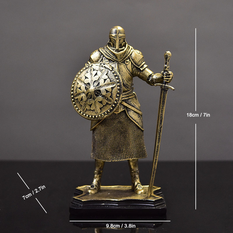 Tarpvalstybiniai karšto pardavimo retro graikų jojimo kario dervos švytuoklės amatai, kūrybingi šarvai, samurajų arklys, svetainės dekoracijos