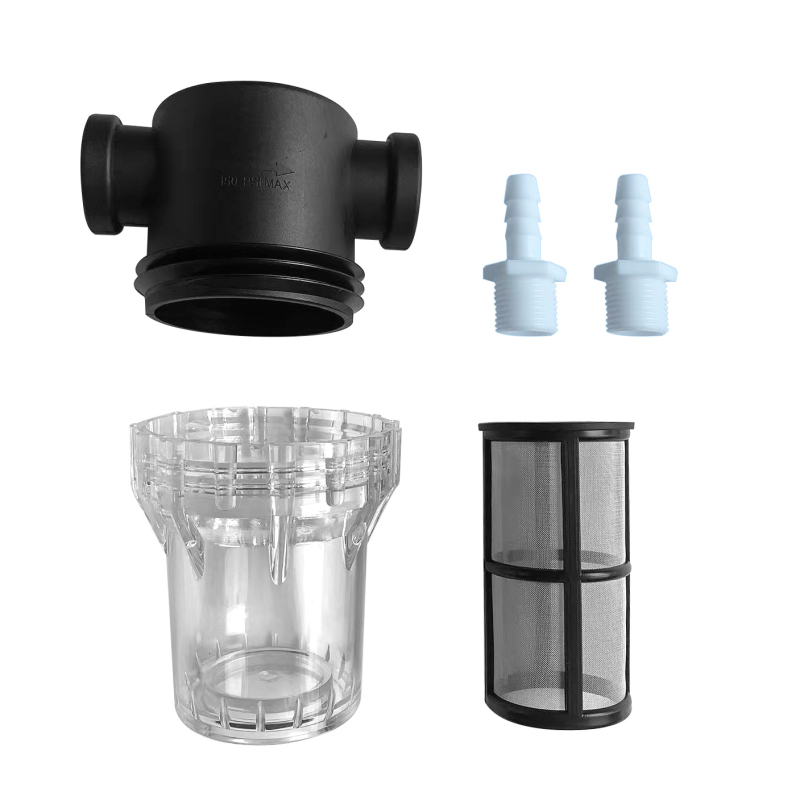 Подсилен тръбен предфилтър 80 Mesh/100 Mesh филтър за бира, домакински пречиствател на вода, филтър за аквариум