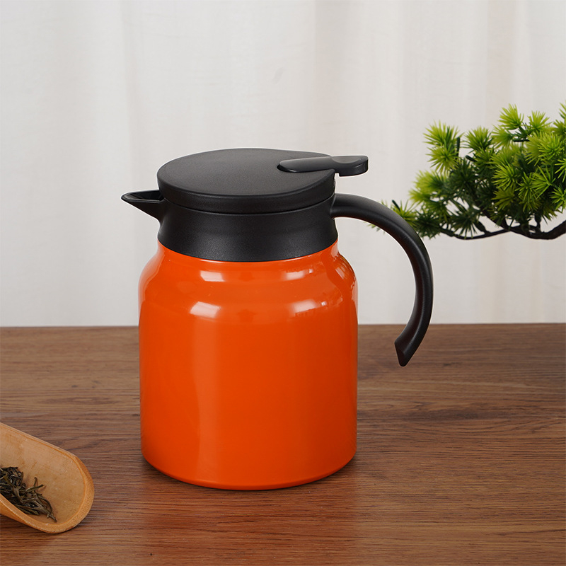 Troškintas arbatinukas, buitinis, 316 nerūdijančio plieno, šilumos išsaugojimo puodas, didelės talpos kavos puodas, arbatos vandens atskyrimo arbatinukas, nešiojamas virdulys