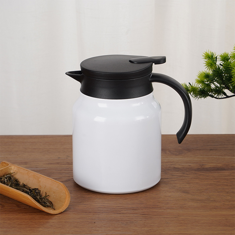 Troškintas arbatinukas, buitinis, 316 nerūdijančio plieno, šilumos išsaugojimo puodas, didelės talpos kavos puodas, arbatos vandens atskyrimo arbatinukas, nešiojamas virdulys