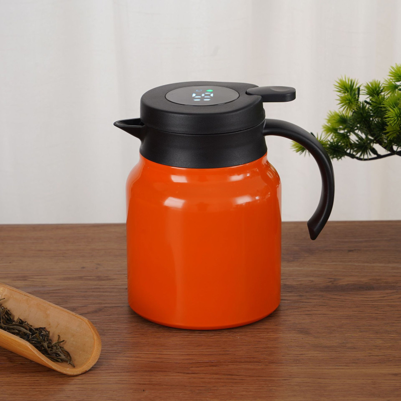 Troškintas arbatinukas, buitinis, 316 nerūdijančio plieno, šilumos išsaugojimo puodas, didelės talpos kavos puodas, arbatos vandens atskyrimo arbatinukas, nešiojamas virdulys