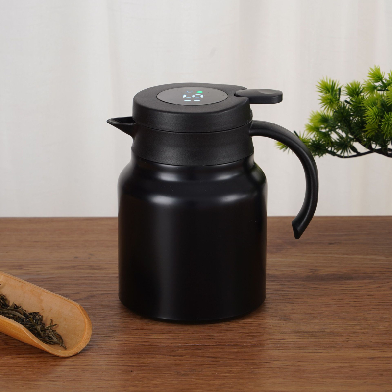 Troškintas arbatinukas, buitinis, 316 nerūdijančio plieno, šilumos išsaugojimo puodas, didelės talpos kavos puodas, arbatos vandens atskyrimo arbatinukas, nešiojamas virdulys