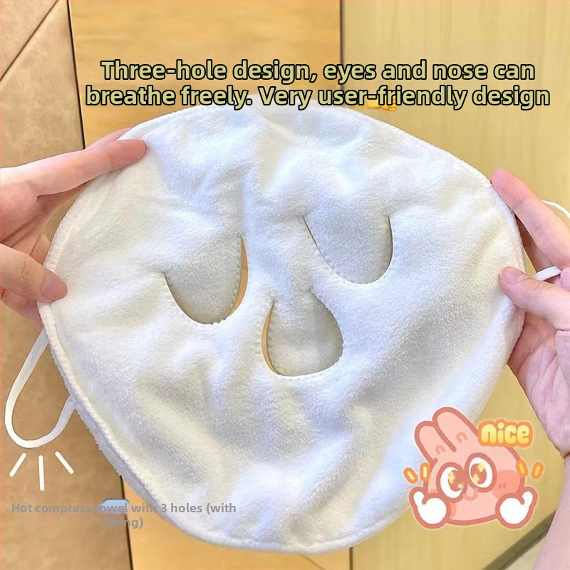 Karšto rankšluosčio kaukė šalto kompreso kaukė kaukė veido rankšluostis grožio rankšluostis drėkinimas