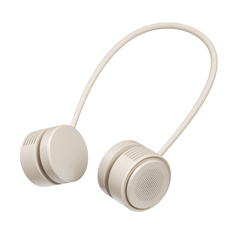 Új stílusú nyakventilátor egyszerű tömlős összecsukható töltőventilátor kültéri sportokhoz hordozható kis ventilátor