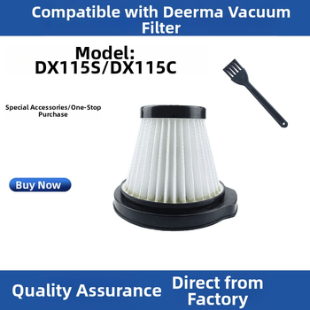 Taikoma „Mijia Delma“ dulkių siurblių filtro elementų priedams DX115S/DX115C erkių filtro tinklelio eksploatacinėms medžiagoms