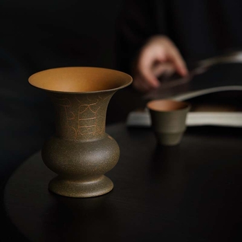 Sijos graviravimas ant vintažinio gryno rankomis graviruoto vandens Meng Jian vanduo violetinis smėlis arbatos likučių bakas didelis kung fu arbatos rinkinys aksesuarai puodelio plovimas arbatos plovimas