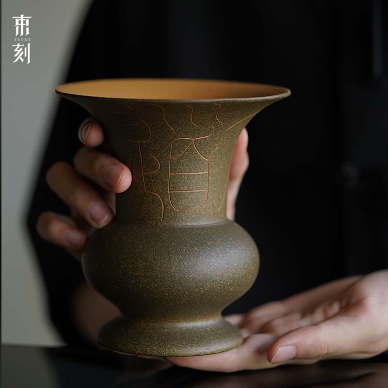 Sijos graviravimas ant vintažinio gryno rankomis graviruoto vandens Meng Jian vanduo violetinis smėlis arbatos likučių bakas didelis kung fu arbatos rinkinys aksesuarai puodelio plovimas arbatos plovimas