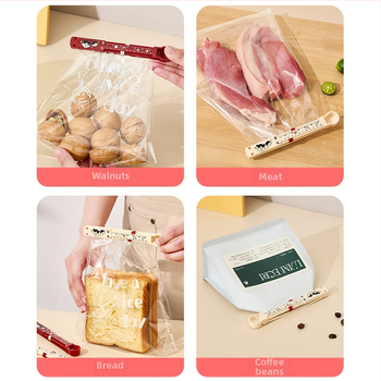 Dopamiin skaalaga sulgemisklambriga köögimaitseaine toidu säilitamise klamber tühjendussuu sulgemisseade maitseaine suupisteklamber