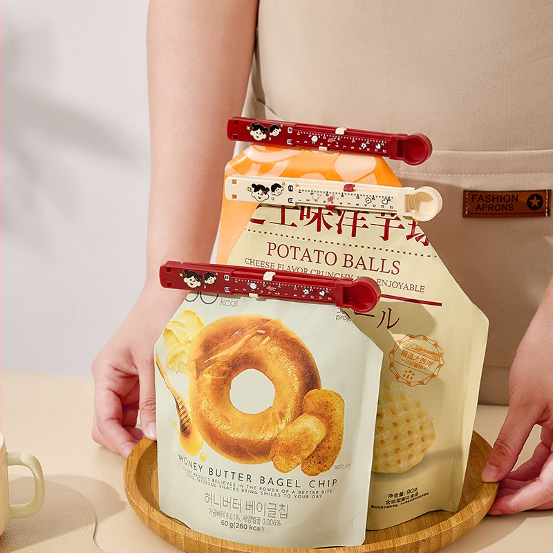 Dopaminas su mastelio sandarinimo spaustuku virtuvės prieskonių maisto konservavimo spaustuku išleidimo burnos sandarinimo įtaisas prieskonių užkandžių spaustukas