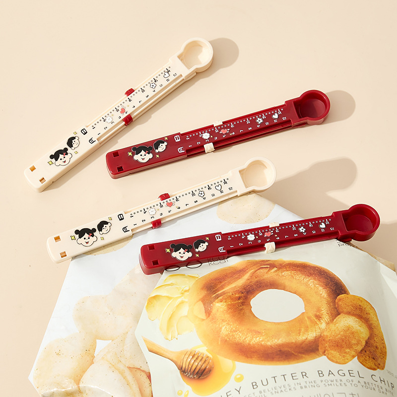 Dopamiin skaalaga sulgemisklambriga köögimaitseaine toidu säilitamise klamber tühjendussuu sulgemisseade maitseaine suupisteklamber