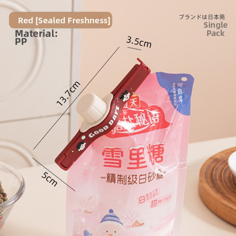 Dopamiin skaalaga sulgemisklambriga köögimaitseaine toidu säilitamise klamber tühjendussuu sulgemisseade maitseaine suupisteklamber