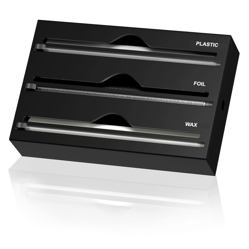 Akrilo plastikinės plėvelės laikymo dėžė, montuojama ant sienos, virtuvės savaime užsandarinantis maišelis, skaidrus maisto maišelių klasifikavimo laikymo dėžės pritaikymas