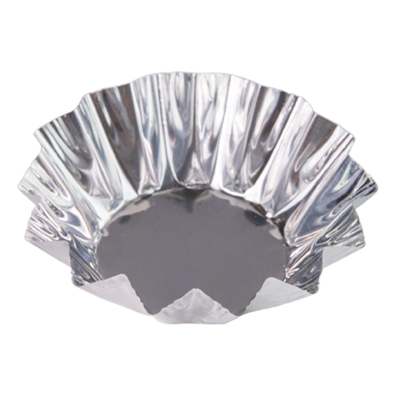 Chrizantema lempos dubuo tortas kiaušinių pyrago forma vienkartinė kepimo skardos folija aliuminio folijos puodelis ryžių pyragas ryžių pyragas desertas skardos folijos pagrindas