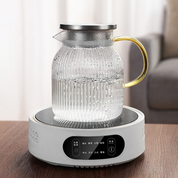 Šaltas virdulys su dideliu borosilikatinio stiklo kiekiu, vėsus virdulys, buitinis sutirštintas šaltas virdulys, atsparus aukštai temperatūrai ir karščiui, paprastas permatomas šaltas virdulys