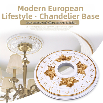 Plastikust terasest lambipaneel PU lae dekoratiivne laeketas kipsist ümmargune lambipaneel ehitusmaterjalist dekoratiivne lambipaneel