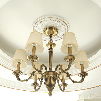 Plastikust terasest lambipaneel PU lae dekoratiivne laeketas kipsist ümmargune lambipaneel ehitusmaterjalist dekoratiivne lambipaneel