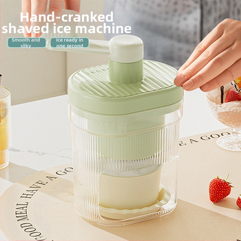 Μηχανή ξυρίσματος πάγου, αποσυνδεδεμένη, μικρός χειροκίνητος θραυστήρας πάγου, οικιακή μηχανή παραγωγής χειροκίνητης λείανσης άμμου, συνεχής μηχανή πάγου άμμου