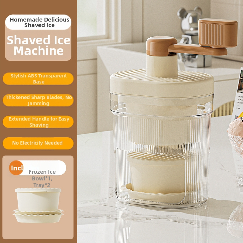 Jégborotválkozó gép, áramtalanított, kis kézi jégzúzó, háztartási kézzel hengerelt, simított homokkészítő gép, folyamatos homokjégkészítő