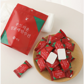 Suspaustas rankšluostis veidui, moteriškas medvilninis vienkartinis nešiojamas rankšluostis, tiesiogiai parduodamas gamykloje