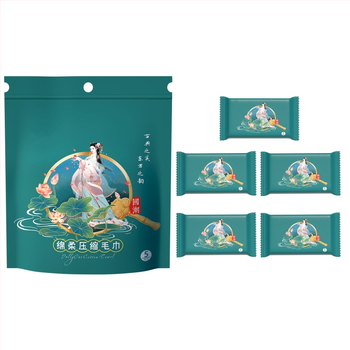 Suspaustas rankšluostis veidui, moteriškas medvilninis vienkartinis nešiojamas rankšluostis, tiesiogiai parduodamas gamykloje