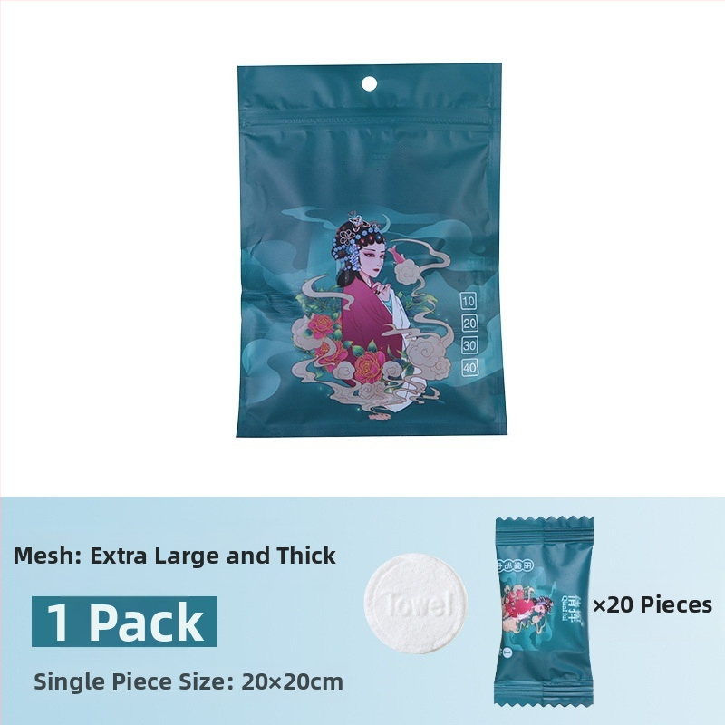 Suspaustas rankšluostis veidui, moteriškas medvilninis vienkartinis nešiojamas rankšluostis, tiesiogiai parduodamas gamykloje