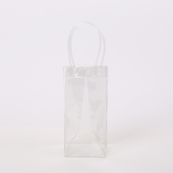 Laos PVC veekindel saastumisvastane kinkekott punase veini veinipakend selge jääveinikott kaasaskantav käekott