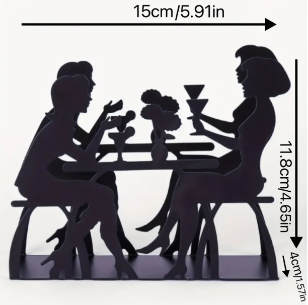 Sõprade kogunemislaud restoran kohvik hotell kontor pidu pulm salvrätikuhoidja kodukaunistamine