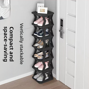 Batų lentynos sulankstoma partija paprastų batų lentynų durų koridoriaus siauros batų spintelės studentų bendrabučio sandėliavimo apdailos batų lentyna