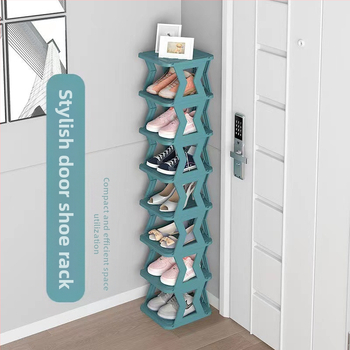 Batų lentynos sulankstoma partija paprastų batų lentynų durų koridoriaus siauros batų spintelės studentų bendrabučio sandėliavimo apdailos batų lentyna