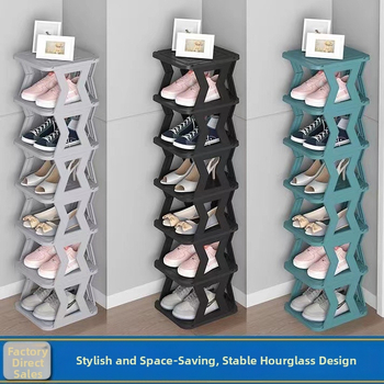 Batų lentynos sulankstoma partija paprastų batų lentynų durų koridoriaus siauros batų spintelės studentų bendrabučio sandėliavimo apdailos batų lentyna