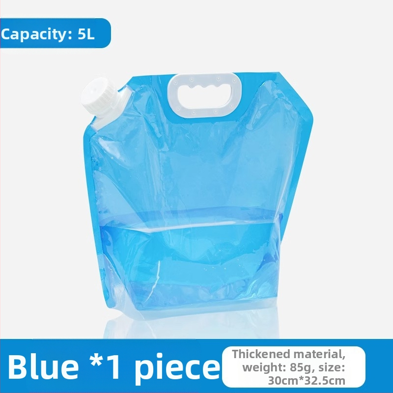 Nešiojamas sulankstomas vandens krepšys su čiaupu kempingui, plastikinis, nešiojamas, didelės talpos kibiras, vandens laikymas kelionėms