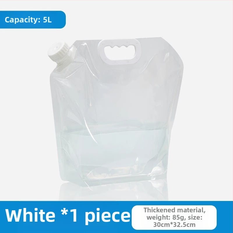 Nešiojamas sulankstomas vandens krepšys su čiaupu kempingui, plastikinis, nešiojamas, didelės talpos kibiras, vandens laikymas kelionėms