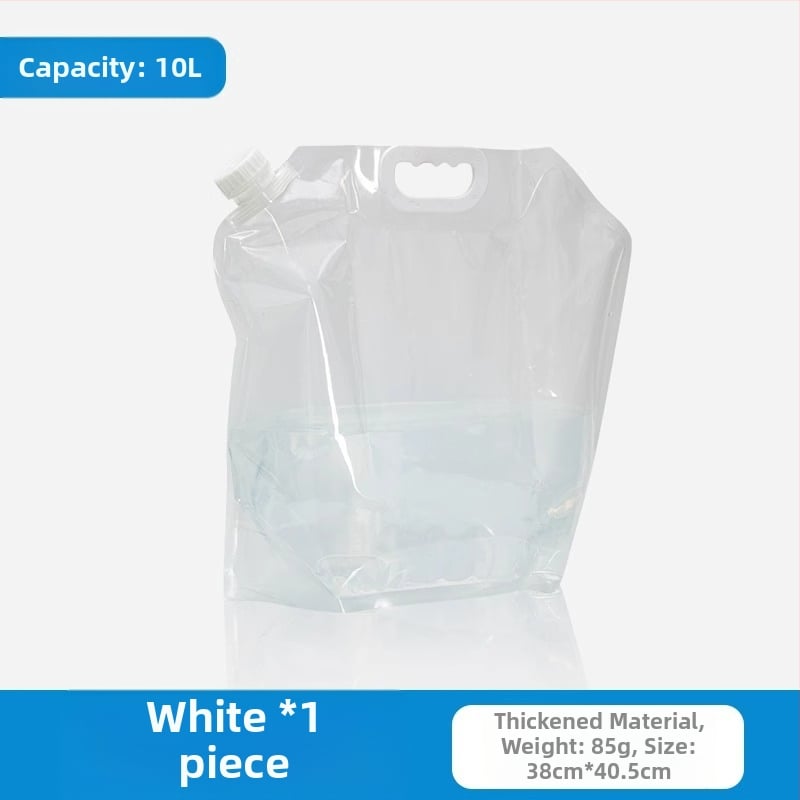 Nešiojamas sulankstomas vandens krepšys su čiaupu kempingui, plastikinis, nešiojamas, didelės talpos kibiras, vandens laikymas kelionėms