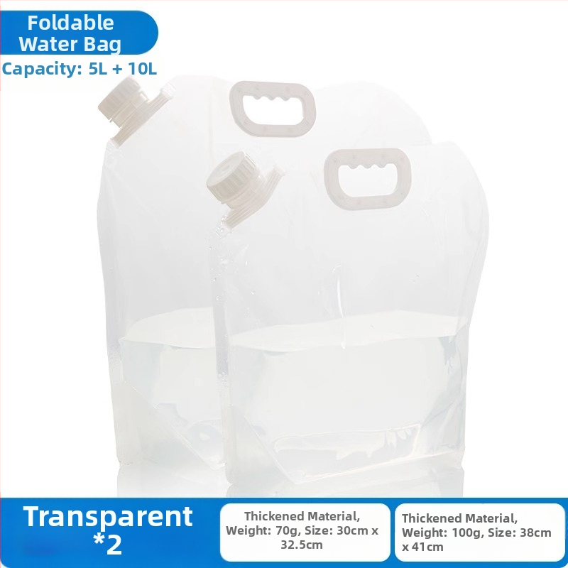 Nešiojamas sulankstomas vandens krepšys su čiaupu kempingui, plastikinis, nešiojamas, didelės talpos kibiras, vandens laikymas kelionėms