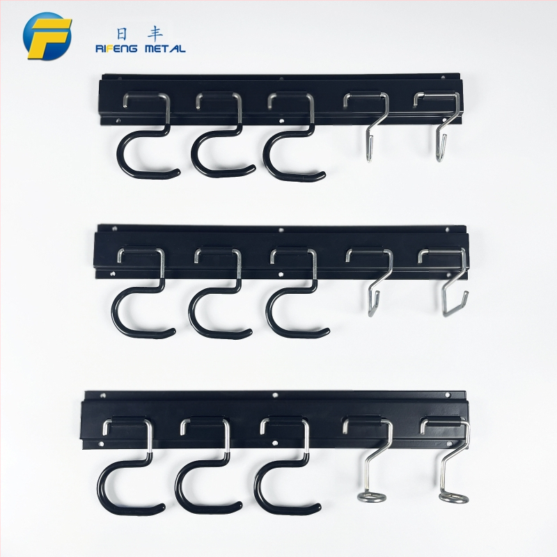 Кука за моп за гараж, кука за съхранение на градински инструменти, метална задна плоча, кука за моп, пластмасова кука за потапяне, патентована,