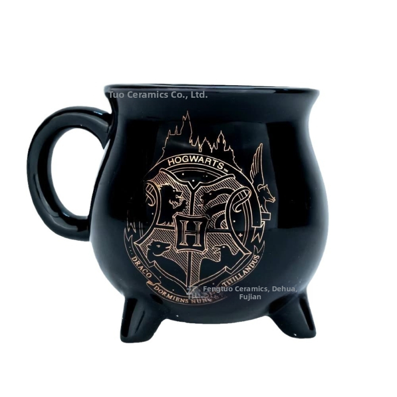 Керамична чаша за кафе с вещици от трансгранична керамика