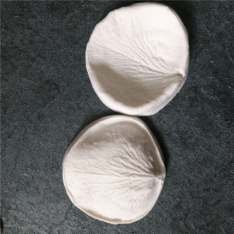 Új sütőeszközök szimulációja virág nagy rózsaszirmok kétoldalas textúra nyomóforma fondant szilikon forma