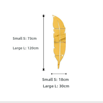 Peegelseina kleebised, sulgedest kaunistused, kolmemõõtmelised akrüülpeegli kleebised, sissepääsu seina kaunistused, piiriülene, eksklusiivne tehase hulgimüük