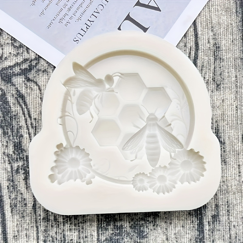 Silikoonist mesilase kärgstruktuuri kaunistus kommid šokolaad flip suhkur isetegemise vorm küpsetamine köögividin küpsetusnõud